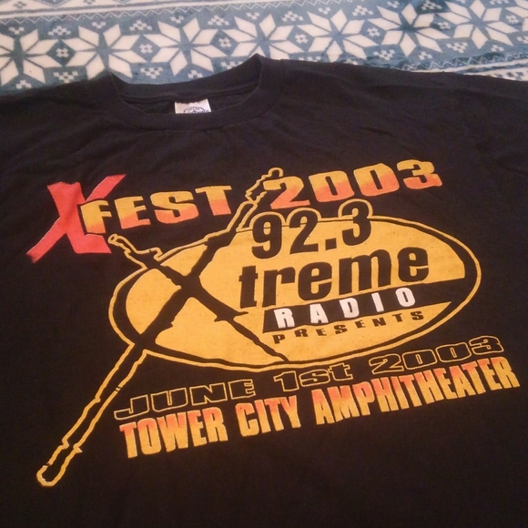 Vtg 🔥 Staind 🎵 🎸 COLD 🕷️ Concert Tour Band Shirt Large 🎶 The Used XFest 🎸 - Picture 5 of 8